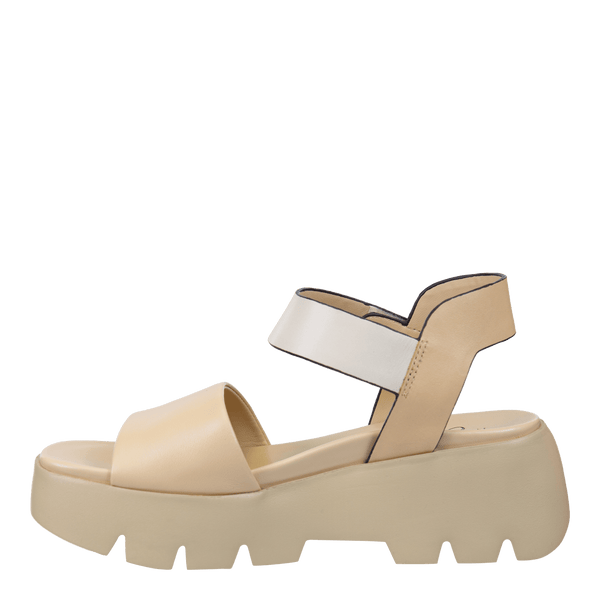 ALLOY in BEIGE Platform Sandals