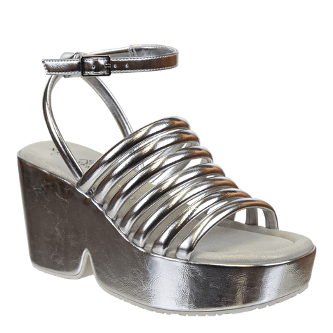 ANTIPODE in SILVER Heeled Sandals