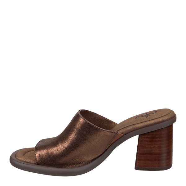 BRAVURA in DARK BRONZE Heeled Sandals