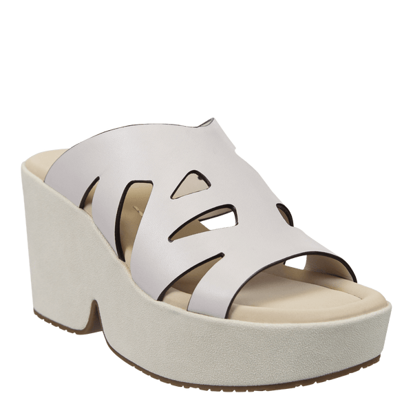 BRIO in WHITE Heeled Sandals