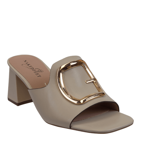 CUPEL in BEIGE Heeled Sandals