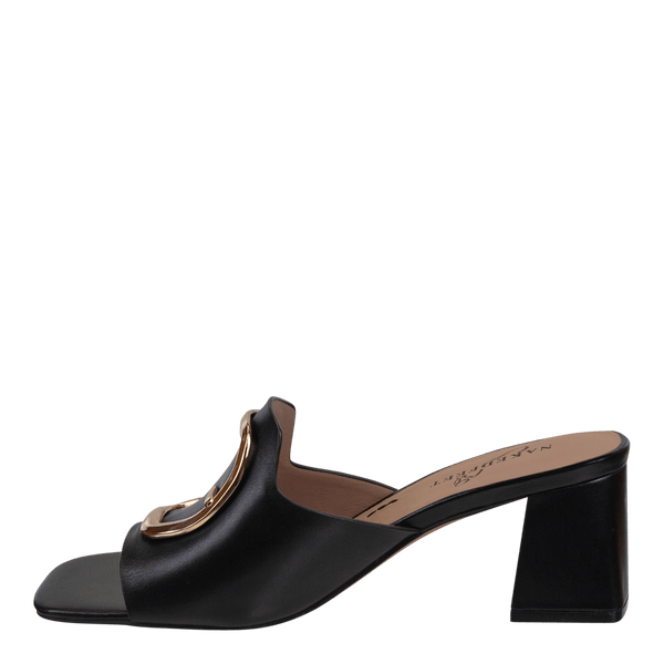 CUPEL in BLACK Heeled Sandals