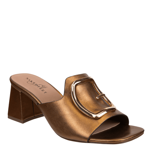 CUPEL in BRONZE Heeled Sandals