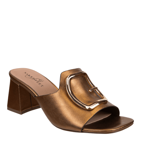 CUPEL in BRONZE Heeled Sandals
