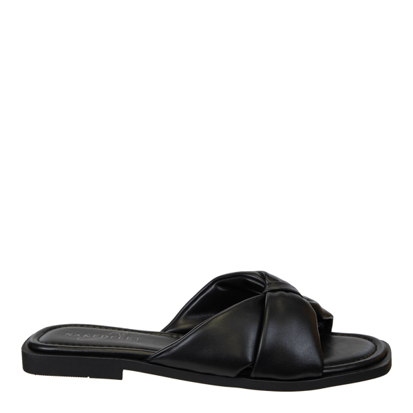 GOA in BLACK Flat Sandals