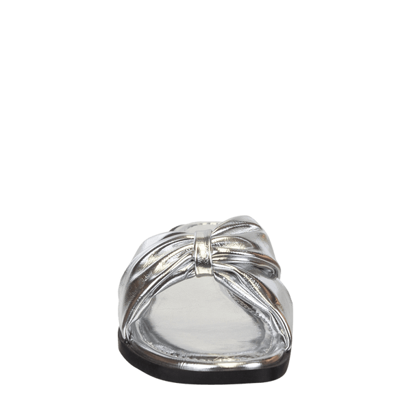 GOA in SILVER Flat Sandals