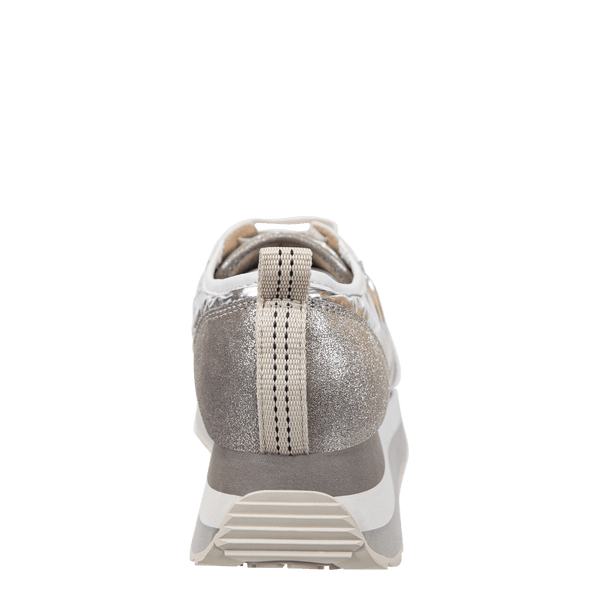 KINETIC in SILVER Platform Sneakers