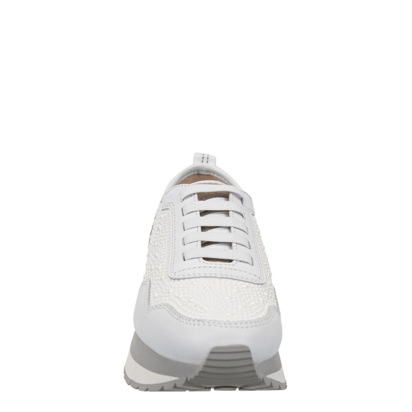 KINETIC in WHITE PEARL Platform Sneakers