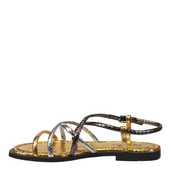 MINIMALIST in PEWTER Flat Sandals