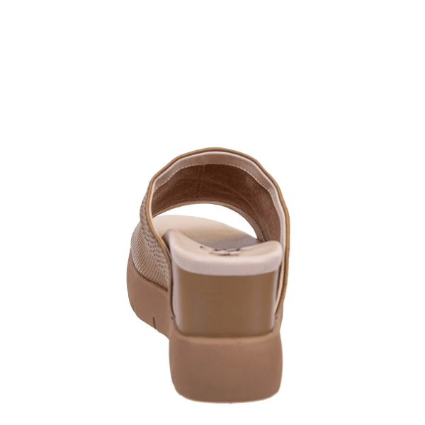 NORM in BROWN Wedge Sandals