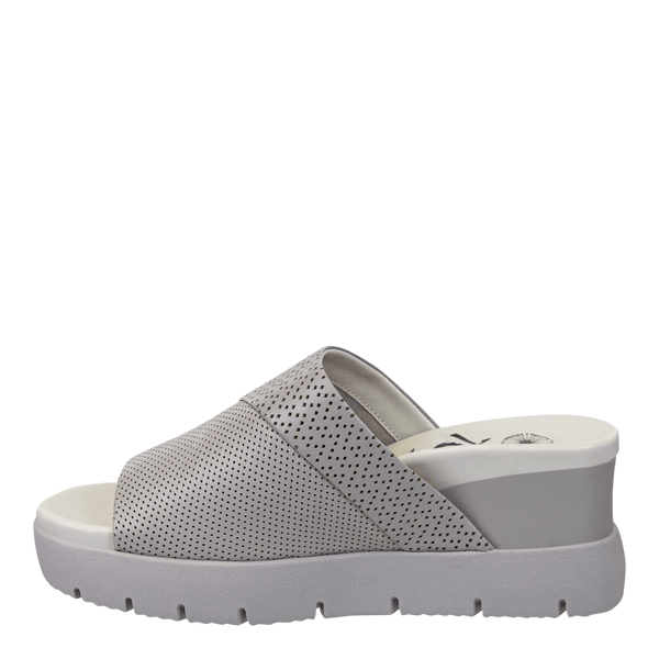 NORM in GREY Wedge Sandals