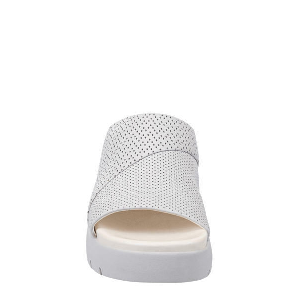 NORM in WHITE Wedge Sandals