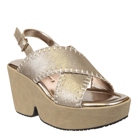 TOFINO in GOLD Heeled Sandals