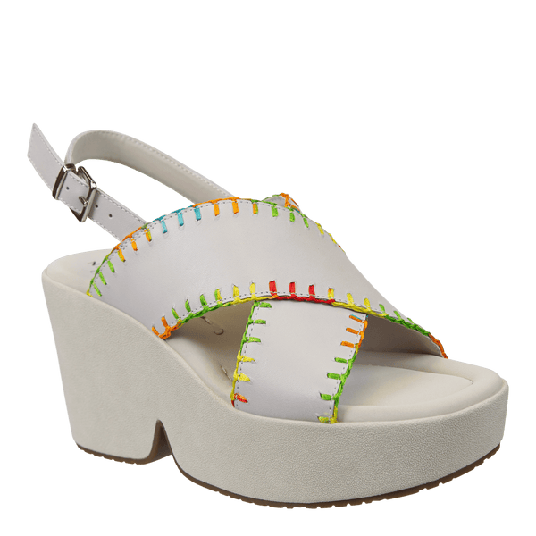 TOFINO in WHITE Heeled Sandals