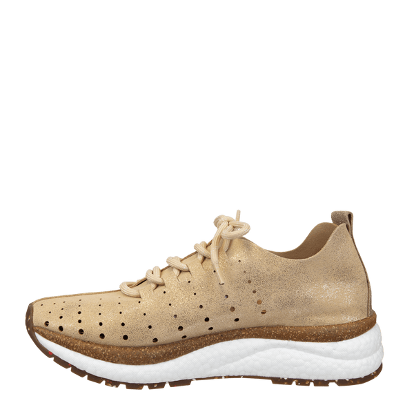 ALSTEAD in GOLD Sneakers