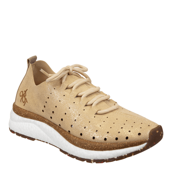 ALSTEAD in GOLD Sneakers