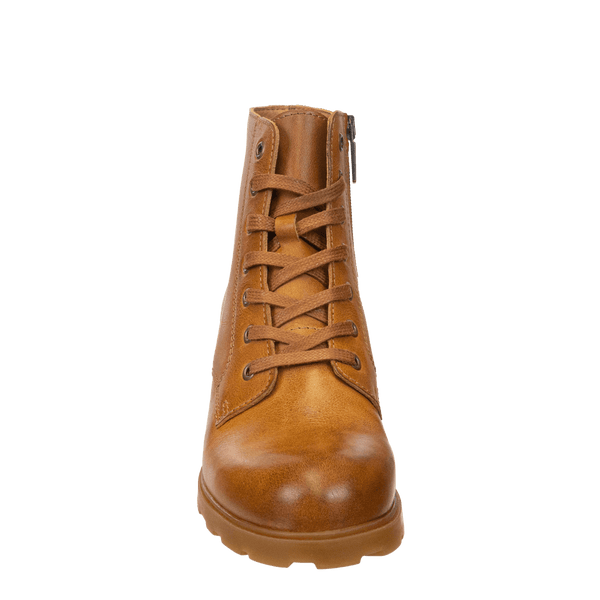 ARC in CAMEL LEATHER Heeled Ankle Boots