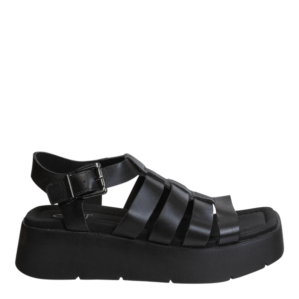 ARCHAIC in BLACK Platform Sandals