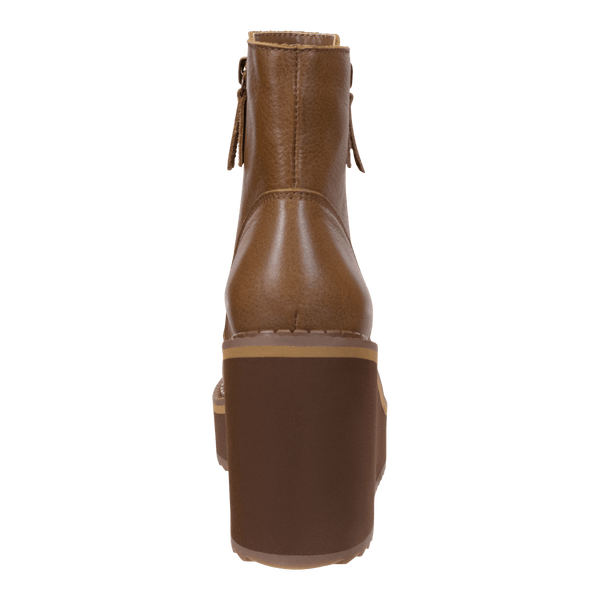 AVAIL in BROWN Wedge Ankle Boots