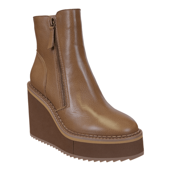 AVAIL in BROWN Wedge Ankle Boots