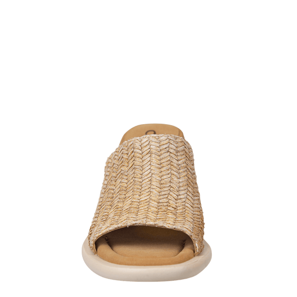 BRAVURA in RAFFIA Heeled Sandals