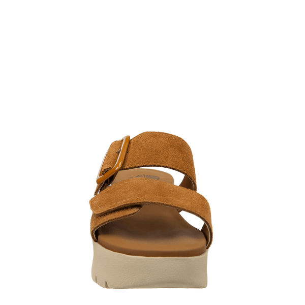 CAMEO in BROWN Platform Sandals