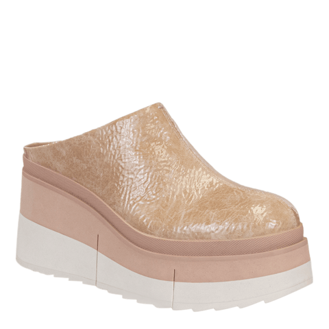 COACH in BEIGE Platform Clogs