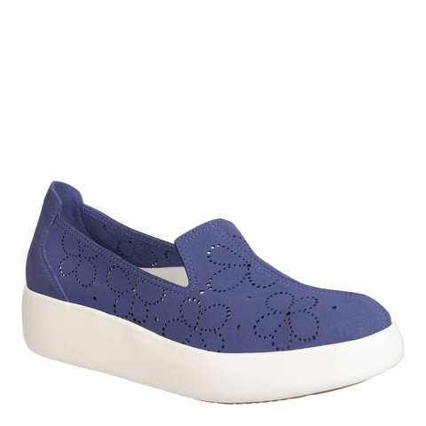 COEXIST in NAVY Platform Sneakers