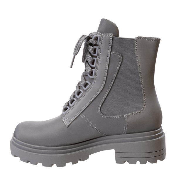 COMMANDER in GREY Combat Boots