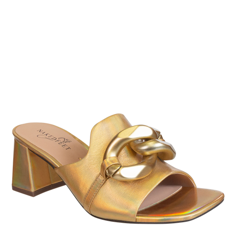 COTERIE in GOLD Heeled Sandals