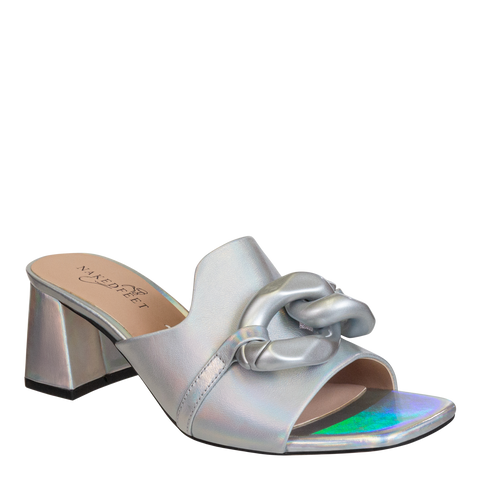 COTERIE in SILVER Heeled Sandals