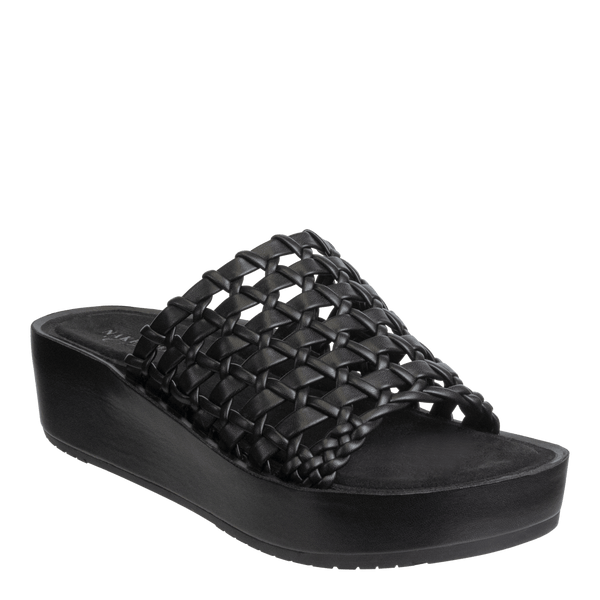 CYPRUS in BLACK Platform Sandals