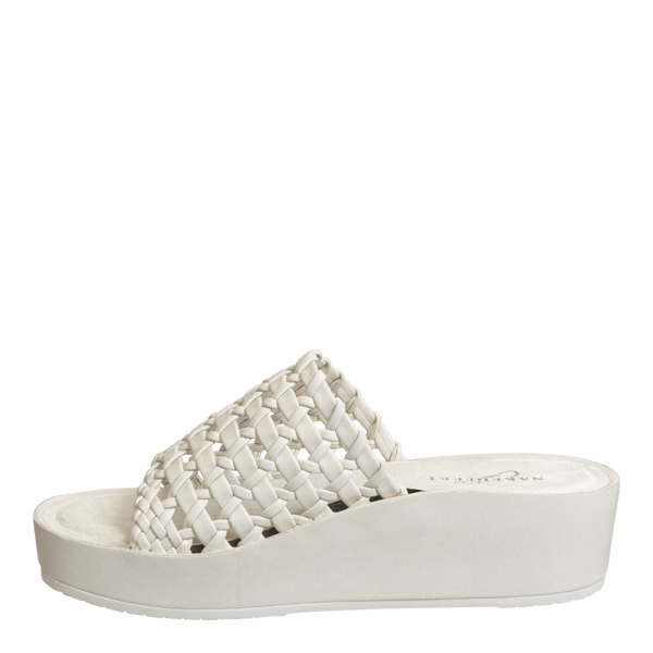 CYPRUS in CHAMOIS Platform Sandals