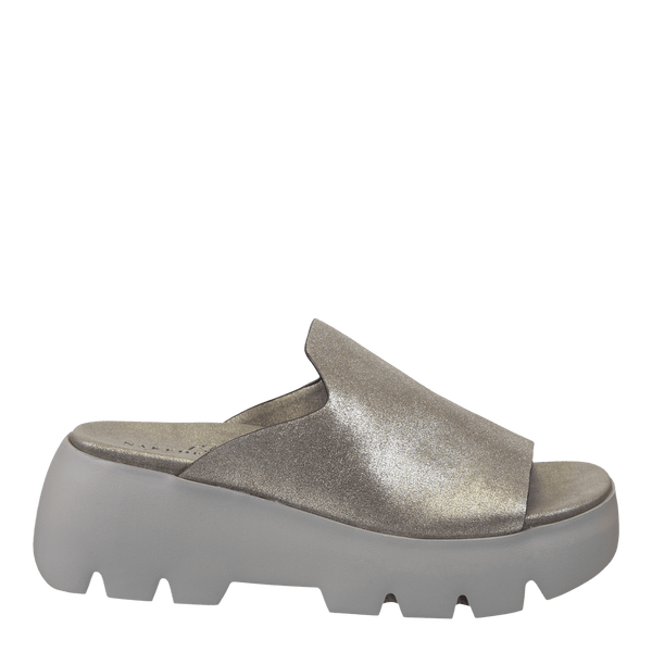 DRIFT in SILVER Platform Sandals