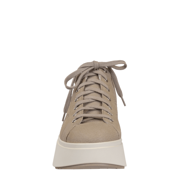 ESSEX in GREIGE Platform High Top Sneakers
