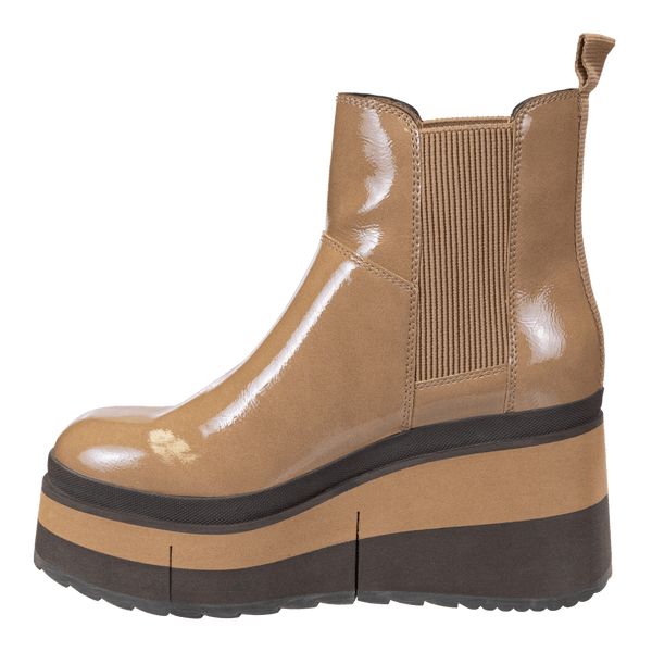GUILD in BEIGE Platform Chelsea Boots