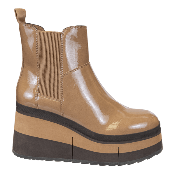 GUILD in BEIGE Platform Chelsea Boots