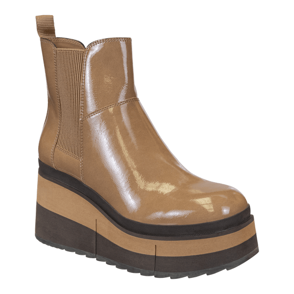 GUILD in BEIGE Platform Chelsea Boots