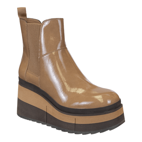 GUILD in BEIGE Platform Chelsea Boots