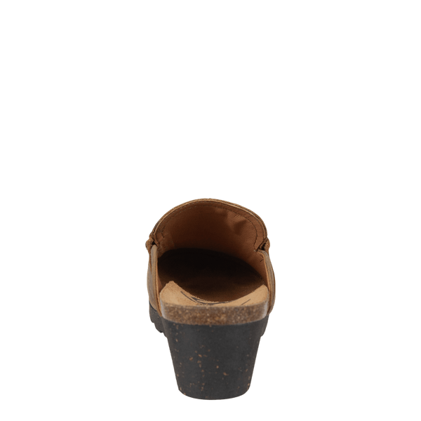 HOMAGE in BROWN Wedge Clogs