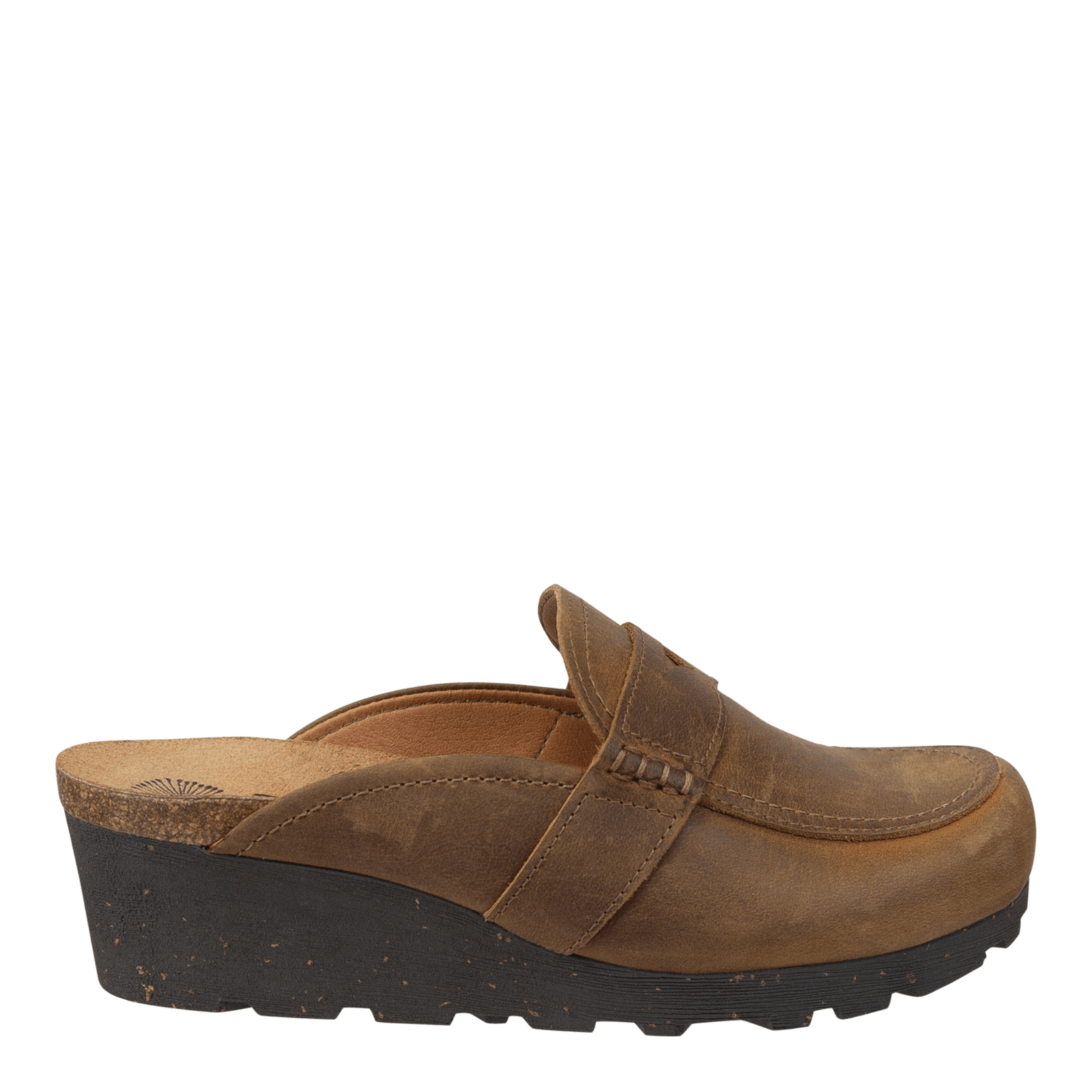 ESTONIA in CHAMOIS Heeled Clogs - musthaveSHOES