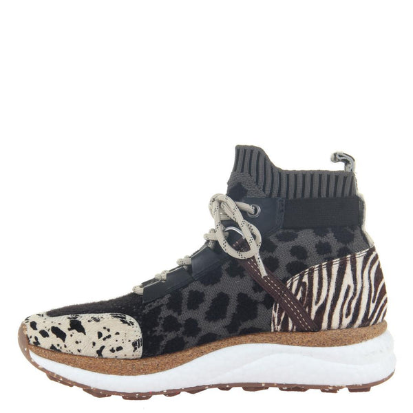 HYBRID in ANIMAL PRINT High Top Sneakers