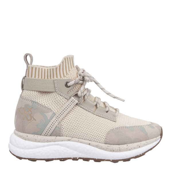 HYBRID in BONE CAMO High Top Sneakers