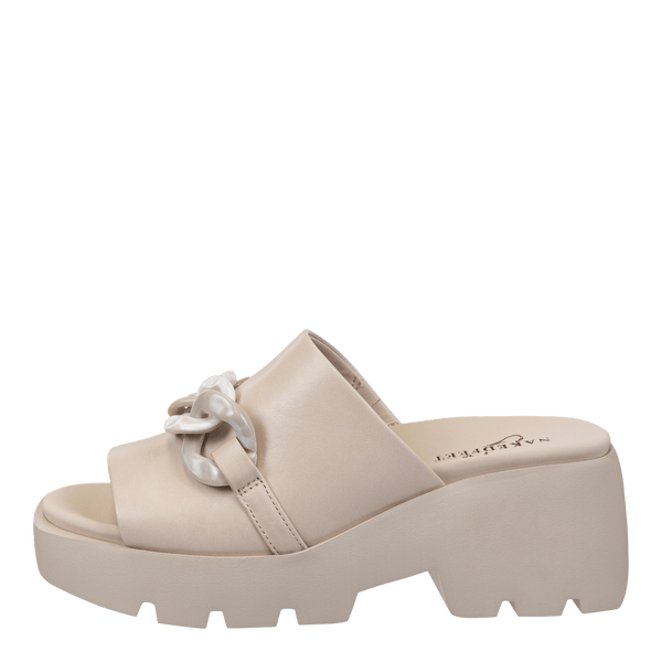 ISO in BEIGE Platform Sandals
