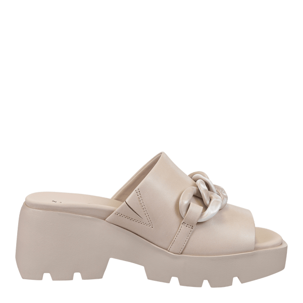 ISO in BEIGE Platform Sandals