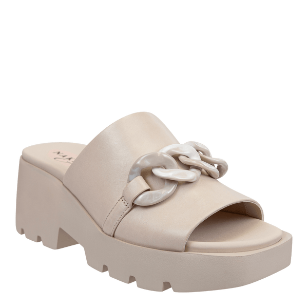 ISO in BEIGE Platform Sandals