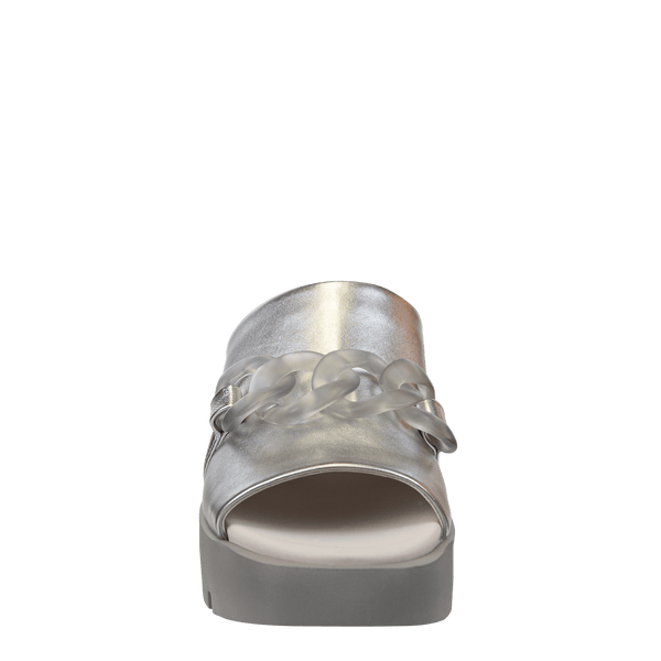 ISO in SILVER Platform Sandals