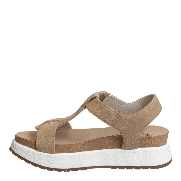 MEND in BEIGE Platform Sandals