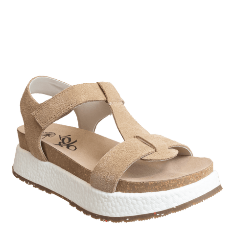 MEND in BEIGE Platform Sandals