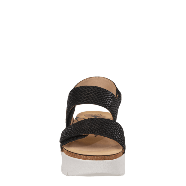 MONTANE in BLACK Platform Sandals